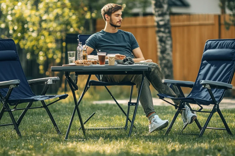Compact Camping Table with Carry Bag